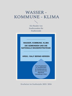 cover image of Wasser--Kommune--Klima